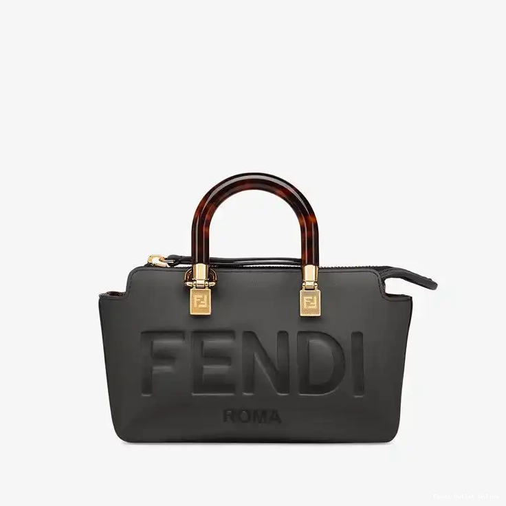Cheap Boston Mini Fendi Calf By Black Bag ROMA The Way In Leather Logo 0525